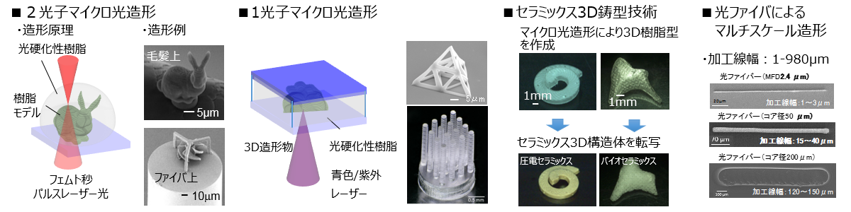 高精細・微細3D造形装置(マルチスケール型)の詳細図